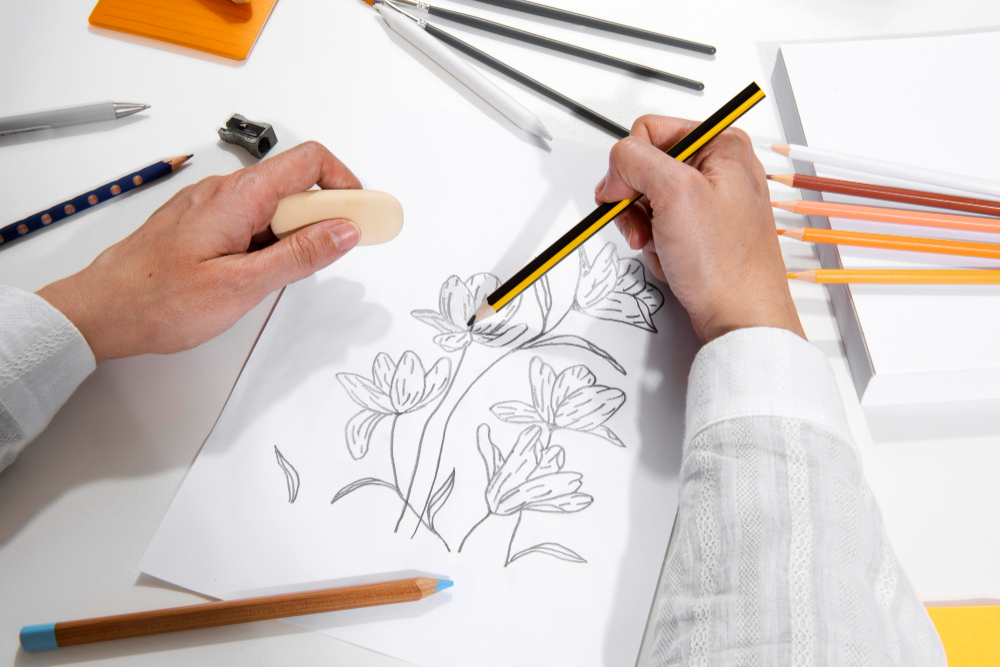 Mensch und Natur zeichnen